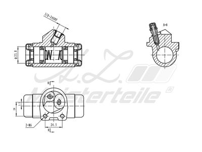 спирачно цилиндърче на колелото A.Z. Meisterteile AZMT-44-111-1142