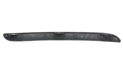 Bumperbekleding Voor Links (plastic, zwart, certificaat TÜV) past: NISSAN MICRA II K11 09.00-02.03