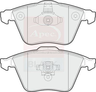 APEC Brake Pad Set, disc brake PAD1420B