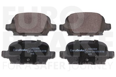 EUROBRAKE 5502223630 Тормозные колодки и сигнализаторы для OPEL CORSA C (X01) 1.8 (F08, F68)