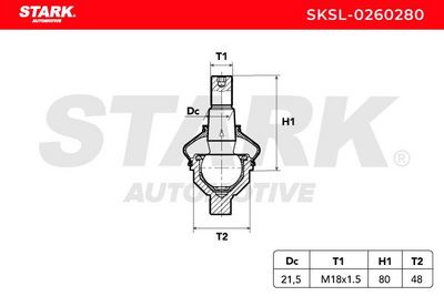 Шарнири STARK SKSL-0260280