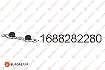 Резиновые полоски, система выпуска EUROREPAR 1688282280 для ALFA ROMEO MITO