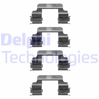 Комплектующие, колодки дискового тормоза DELPHI LX0363 для BENTLEY CONTINENTAL