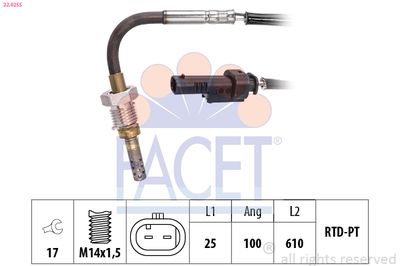 SENZOR TEMPERATURA GAZE EVACUARE