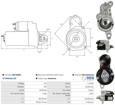 STARTER AS-PL S0319SEG 4
