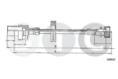 Hřídel tachometru STC T481730