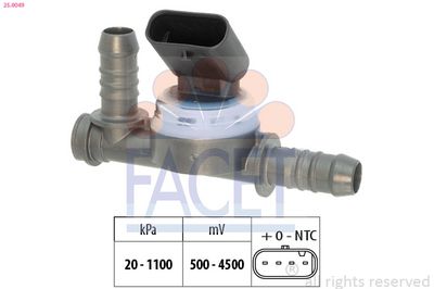 SENSOR KRAFTSTOFFDRUCK FACET 250049