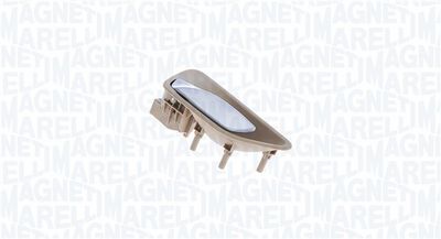 Door handle Links (zilver)