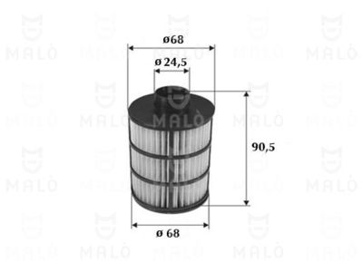 AKRON-MALÒ 1520003 Топливный фильтр  для CHEVROLET NUBIRA (Шевроле Нубира)