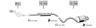 Układ wydechowy ASMET RE102470