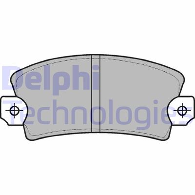 Комплект тормозных колодок, дисковый тормоз DELPHI LP56 для DACIA 1410