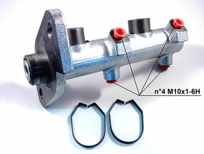 Главный тормозной цилиндр HELLA 8AM 355 500-041 для FORD FIESTA