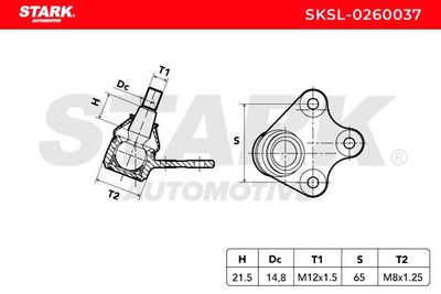 Шарнири STARK SKSL-0260037