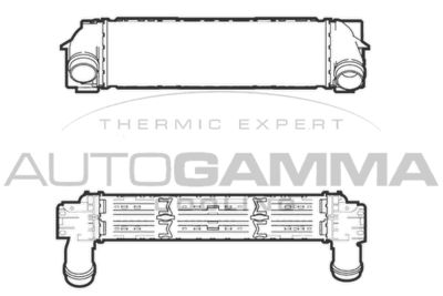 AUTOGAMMA 107306 Интеркулер  для BMW X3 (Бмв X3)