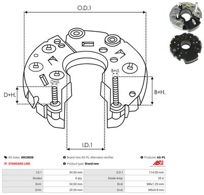 PUNTE DIODE AS-PL ARC0008 2
