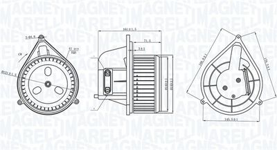 MAGNETI MARELLI Innenraumgebläse