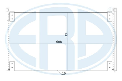 Конденсатор, кондиционер WILMINK GROUP WG2016856 для FIAT PUNTO