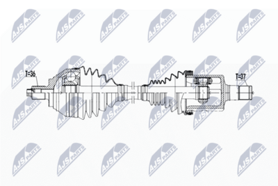 полуоска NTY NPW-WW-236
