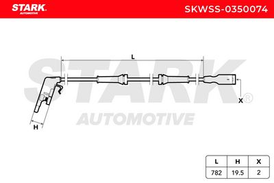 датчик, обороти на колелото STARK SKWSS-0350074