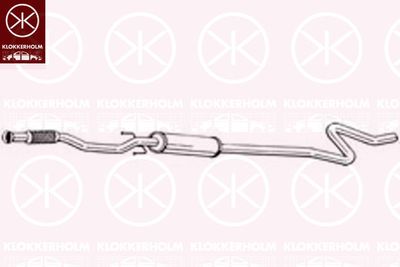 Tłumik środkowy KLOKKERHOLM 291-039