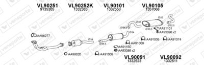 ABGASANLAGE VENEPORTE 900147