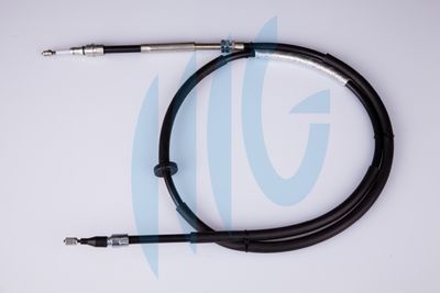 Тросик, cтояночный тормоз RICAMBIFLEX GM 01020122 для AUDI A4
