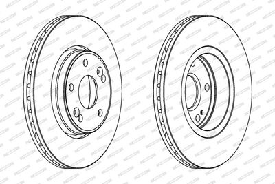 DISC FRANA FERODO DDF1182 1