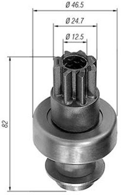 MAGNETI MARELLI Krumpliaratis, starteris