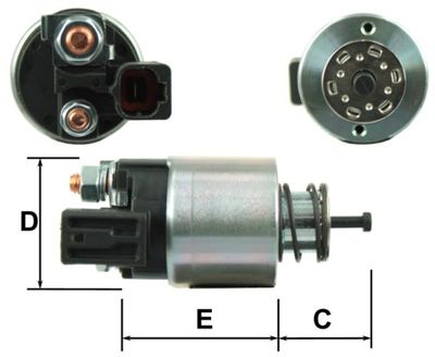 GM Solenoidinis jungiklis, starteris