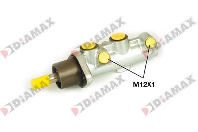 DIAMAX N04345 Ремкомплект главного тормозного цилиндра  для ALFA ROMEO 156 (Альфа-ромео 156)
