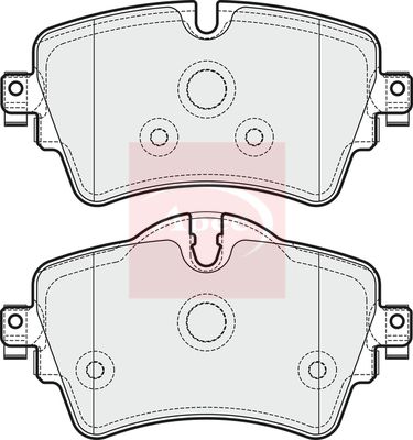 APEC Brake Pad Set, disc brake PAD2030