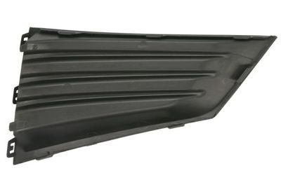 Voorbumper afdekking Voor Links (plastic, zwart) past: SKODA FABIA IV 06.21-