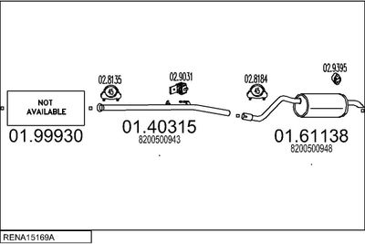 SISTEM DE ESAPAMENT MTS RENA15169A023485