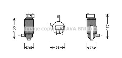 Осушитель, кондиционер AVA QUALITY COOLING PED059 для PEUGEOT 106