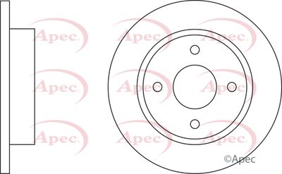 Brake Disc APEC DSK163