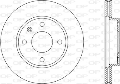 Тормозной диск OPEN PARTS BDA2797.20 для OPEL KARL