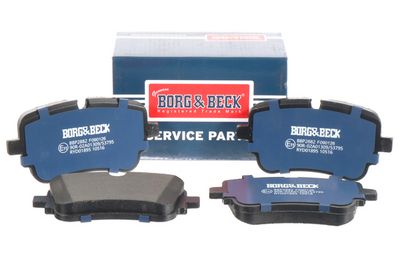 комплект спирачно феродо, дискови спирачки BORG & BECK BBP2882
