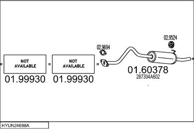 SISTEM DE ESAPAMENT MTS HYUN24698A008421