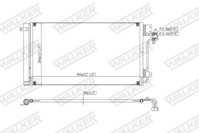 CONDENSATOR CLIMATIZARE WALKER WCD00338 6