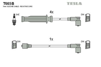 ZüNDLEITUNGSSATZ TESLA T665B