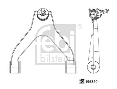 Wahacz, zawieszenie koła FEBI BILSTEIN 196820