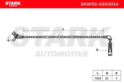 датчик, обороти на колелото STARK SKWSS-0350034