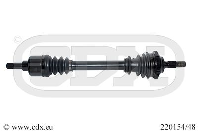 CDX 220154/48 Полуось в сборе  для PEUGEOT 206 Наклонная задняя часть (2A/C) 1.6 16V