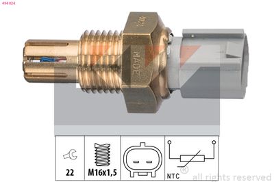 SENZOR TEMPERATURA AER ADMISIE KW 494024