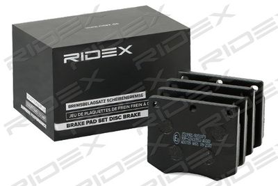 Комплект тормозных колодок, дисковый тормоз RIDEX 402B0927 для FORD GRANADA