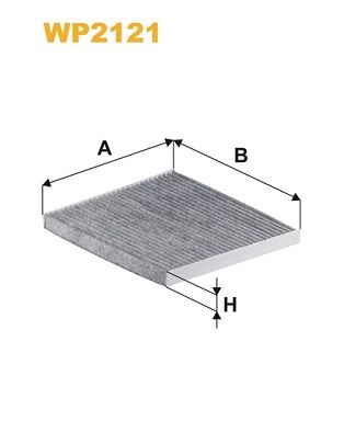 Filter, interior air WIX FILTERS WP2121