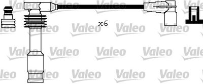 Комплект проводов зажигания VALEO 346279 для SAAB 9000
