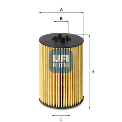 Масляный фильтр UFI 25.144.00 для MAN TGE