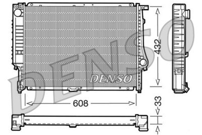 RADIATOR RACIRE MOTOR DENSO DRM05052