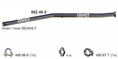 Udstødningsrør ERNST 502405